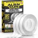 ALIEN TAPE Double Sided Tape Heavy Duty, Nano Tape, Double Sided Mounting Tape, Heavy Duty Double Sided Tape for Walls, Wall Tape, Clear Adhesive Tape for Poster Photo Wall Dcor As Seen on TV 30 Feet