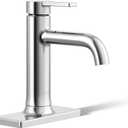 Kohler 28126-4-CP Venza Single-Handle Bathroom Sink Faucet, 1.2 gpm, Polished Chrome