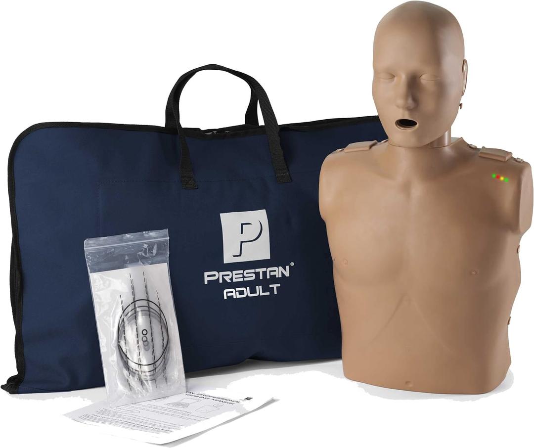 Prestan Professional Adult Dark Skin CPR Training Manikin (with CPR Monitor)