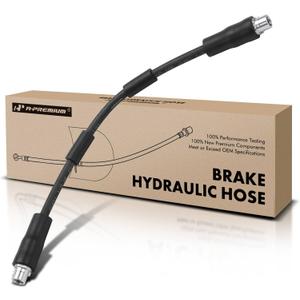 A-Premium Front Driver or Passenger Brake Hydraulic Hose Compatible with Select Volkswagen and Audi Models - Passat 2003-2004, A8 1997-1999, A8 Quattro 1997-2003, S8 2001-2003 - Replace# 8D0611721F