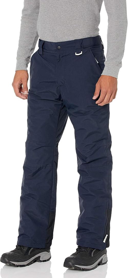 Amazon Essentials Men's Water-Resistant Insulated Snowboard Ski Snow Pant (X-Large, Navy)