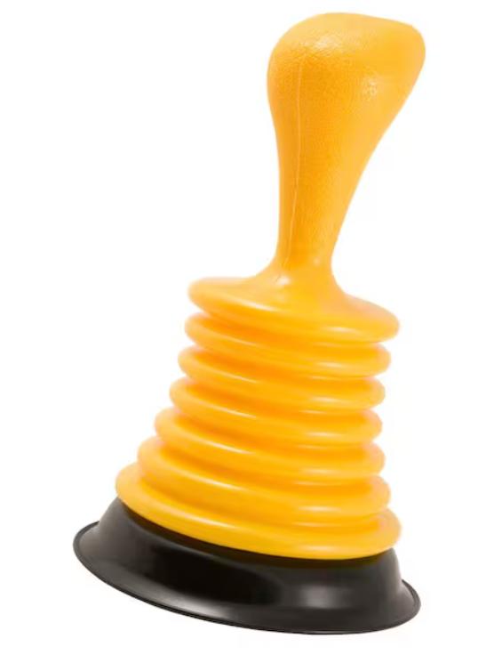 Reduce Touch Cold1 Flex Straws 2Pcs with PlumbCraft 11-in. Mini Drain Plunger, Drain and Sink Plunger for Kitchen and Bathroom Drains, Drain Clog Remover with Handle, Bellows Plunger to Unclog Sink Drain, DIY Bathroom Sink Accessory