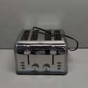Toaster 4 Slice Retro Stainless Steel,Best Prime 4 Slice Toaster Wide Solt with 7 Shade Settings, Perfect for Waffles, Bagels and More Lainsten T-527
