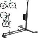 Bike Stand for Vertical Bike Storage,Upright Bicycle Stand Indoor,Standing Bike Rack for Garage Floor,Suit for MTB,Road Bike,Woman Bike and E-bike. (1 pack)