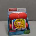Fisher-Price Toddler Pull Toy Chatter Telephone Pretend Phone with Rotary Dial and Wheels for Walking Play Ages 1+ years