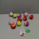 EXPAWLORER Tennis Balls for Dogs,11 Pack Squeaky Dog Balls for Play Exercise and Training,Funny Smile Face Interactive Dog Floating Toys for Small Medium Large Dogs(2.5 Inches)