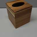 Wood Tissue Box Cover Square, Wooden Tissue Box Holder for Bathroom, Bedroom, Dinner Table, Office,Kitchen (Square)