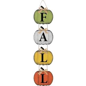 Fall Decorations for Home Fall Pumpkin Door Sign Rustic Farmhouse Pumpkin Thanksgiving Decorations Wooden Hanging Signs for Outdoor Wall Home Decor