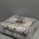 Round Rug Living Room Rugs: 6Ft Washable Boho Neutral Large Circle Soft Indoor Distressed Stain Resistant Floor Farmhouse Carpet for Bedroom Nursery Kids Playroom Office Dining Room Dorm- Beige Blue