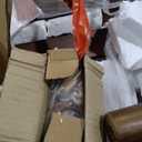 Canopy Bed Frame with Headboard & Solid Wood 4 Poster Platform Bed for Bedroom, Wooden Slats Support Mattress Foundation & No Box Spring Needed & Easy Assemble, Modern Design,  Size Queen