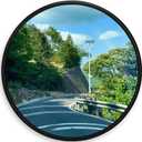 24" Unbreakable Convex Traffic Mirror  Vision up to 35FT, Lightweight PC, Ideal for Driveways, Garages, Warehouses, and more Indoor/Outdoor Use