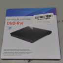 External CD DVD Drive Upgraded USB 3.0 Portable External DVD Drive CD/DVD +/-RW ROM Writer/Rewriter Burner/Player Reader for MacBook Apple OS Laptop/Desktops/Win 10/7/8.1/ Linux Chrome (ODblack)