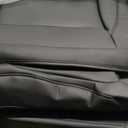 Customized for Tesla Model 3 Seat Cover 2024 2025 2026, 5 Seater Seat Cover Full Set Nappa Faux Leather Replacement Accessories Black