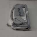 MoreFeel Collapsible Baby Bathtub for Newborn with Thermometer & 1 Hooded Towel & 1 Soft Floating Cushion,Portable Travel Bathtub with Drain Hole, Durable Foldable Baby Tubs for Infants to Toddler (Grey)