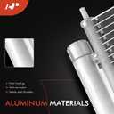 A-Premium Air Conditioning A/C Condenser Compatible with Nissan Sentra 2007-2012, 2.0L 2.5L, Replace# 92100ZE80A