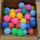 100 Pack Table Tennis Balls,40mm Colored Plastic Balls Beer Balls Bulk,Washable Small Game Balls for Ball Games,Arts and Craft,Party Decor,Pet Toys (Multicolor)