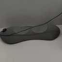 3-in-1 Electric Lumbar Support Pillow for Bed and Chair, Triple Fusion Back Massager with Heat, Vibration and Gentle Traction, Deep-Tissue Lower Back Massager for Sciatic-Area Comfort (Gray)