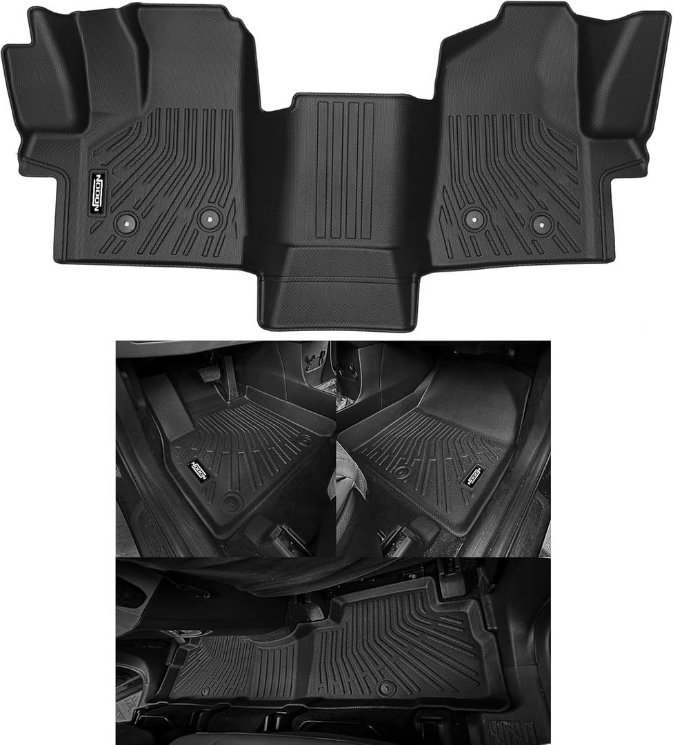 All Weather Floor Mats for 2022-2024 Ford Transit (All Models w/Vinyl Floors) Floor Mats Replacement for Ford Transit Accessories Guard Odorless Floor Liner All Weather Floor Mats for 2022-2024 Ford Transit (All Models w/Vinyl Floors) Floor Mats Replacement for Ford Transit Accessories Guard Odorless Floor Liner