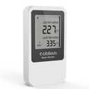 Life Basis Radon Detector for Home Basement, Radon Tester with Long and Short Term Radon Monitoring 0-500 pCi/L Range Battery Operated (Battery Included)- White