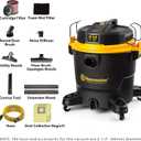 Vacmaster Professional Beast VJH1612PF 0203 16-Gal 6.5 PHP Large Wet/Dry Vac