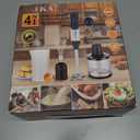 4-in-1 Copper Motor Stainless Steel Blade immersion blender handheld,1000W 5 Speed stand mixer,700ml Beaker,500ml Food Processor, egg beater, baby food maker, meat grinder