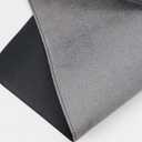 Large Desk Pad Mat - Waterproof Mouse Pad & Desk Protector, Non-Slip XL PU Leather Gaming Mat for Keyboard/Mouse, Stitched Edge with Ergonomic Support, 47"x17" (Black)