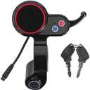 Electric Scooter LCD Display for H5 E-Scooter Thumb Throttle Speedometer, E-Bike Thumb Throttle Controller with LCD Display Panel Cycling Monitor Scooter Controller