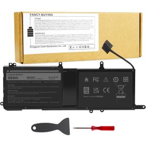 Fancy Buying 9NJM1 44T2R MG2YH Laptop Battery for Dell Alienware 15 R3 R4 17 R4 R5 Series P31E P69F P31E001 P31E002 P69F001 P69F002 HF25D 01D82 546FF 0546FF HF250 0HF250 0MG2YH