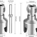 Integrated Internal And External Pipe Thread Tools, 1/2 And 3/4 Pipe Thread Cutting Tools For Industrial Maintenance And Diy Modification To Quickly Stop Leaks (4 points+6 points+PTFE tape+ of gloves)