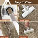 COSY HOMEER Kitchen Rugs Non Slip Washable 24"x36"+24"x60",Absorbent Soft Kitchen Mats for Floor,Polyester Kitchen Runner Rug Sets of 2,Kitchen Floor Mats for Sink Mat,Hallway,Laundry,Taupe