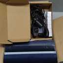 GO&SO Drum Lamp Shades Set of 2 Small Blue Velvet Lampshade 10"Top×10"Bottom×10"High(Spider) Modern Tall Lamp Shades for Table Lamp & Bedside Lamps Replacement in Hand CraftedArt Decor