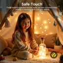 5 x WdtPro Fairy Lights Battery Operated with Remote, 33Ft 100 LED Battery Powered String Lights with Timer, Outdoor Waterproof 8 Modes Twinkle Lights for Bedroom Indoor Christmas Decor Warm White