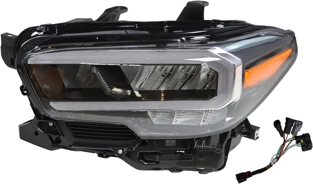Driver Side Headlight Assembly Compatible with 2020-2023 Tacoma Limited TRD Sport/Off-Road Left Headlamp Replace 8115004290 TO2502291