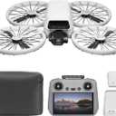 DJI Flip Fly More Combo With RC 2 Screen Remote Controller, Drone With 4K UHD Camera for Adults, Palm Takeoff, Auto Return, Intelligent Flight, 3 Batteries for 93-Min Flight Time
