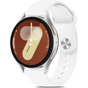 Vancle for Samsung Galaxy Watch 7 Band 40mm 44mm, Galaxy Watch FE Bands 40mm, 20mm Soft Silicone Sport Replacement Strap for Galaxy Watch 7 Band Women Men