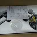 Mid Century Glass Globe Semi Flush Mount Ceiling Light Fixture Chandelier