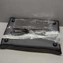 Outdoor Heated Cat House in Winter,Extremely Insulated & Weatherproof,Feral Cat Shelter with Waterproof Eaves & Escape Door for Outside Stray Barn Cat(Dark Grey,25.6"x16.5"x13.4")