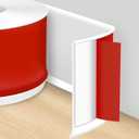 ToLanbbt 26.3 FT Baseboard Trim Molding Wall Base Cove Flexible Vinyl Self-Adhesive Base Trim, 4 in Peel and Stick Avoid Dust Rubber Baseboard Trim for Bedroom Garage Office School Cover Walls, White