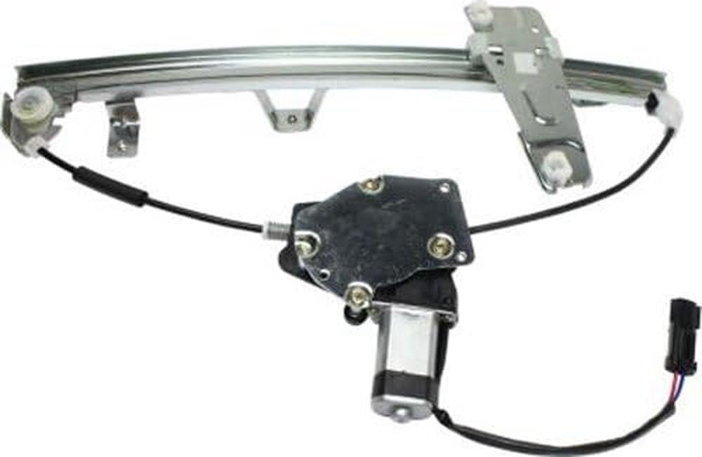 FINDAUTO Power Window Regulator, Motor Assembly with Motor, Left side ( 19" x 18.5" )