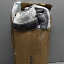 Bedsure GentleSoft Sherpa Fleece Blankets Queen Size for Bed - Thick and Warm Throw for Women and Men, Non-Heated, Soft Fuzzy Plush Queen Blanket for Winter, Grey, 90x90 Inches