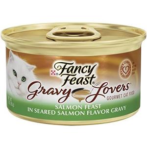Purina Fancy Feast Gravy Lovers Beef Feast Food, 24 By 3 Oz. EXP May 2028