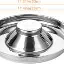 4 Pack Stainless Steel Slow Feed Dog Bowl - 11.8 Inch Stainless Steel Dog Bowls Small - Non-Skid Dog Food and Water Bowl - Feeding Weaning for Small Medium Large Dogs, Cat, Pets