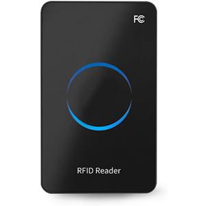Smart USB UHF RFID Reader 915Mhz, USB Desktop Contactless Card Reader Writer, Electronic Tag Access Card Reader for ISO180006C/ISO180006B Label
