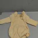 Infant Newborn Sweater Romper Knitted Bodysuit Baby Girl Crewneck Long Sleeve Jumpsuit Casual Sweater Knitwear Tops, Size 3-4T