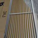 HVAC Premium 25" X 12" Aluminum Return Filter Grille for 1" Filter - Easy Airflow - Linear Bar Grilles [Outer Dimensions: 27.5"w X 14.5"h]