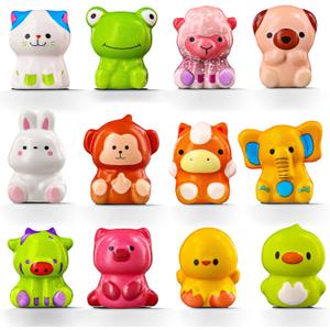 12PCS Party Favors for Kids Toys, Cute Stress Relief Fidget Toys Party Favors for Kids, Bulk Goodie Bag Stuffers Classroom Prizes for Boys Girls
