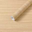 Heroad 23.6" x 118" Widen Contact Paper Peel and Stick Wallpaper Wood Contact Paper for Cabinets and Drawers Countertops Modern Natural Light Wood Grain Oak Maple Cherry Removable Paper Vinyl
