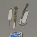 Besight Firework Lights USB Hanging Sphere Lights 2 Pack, Copper Wire Fireworks Light for Chiristmas, Rechargeable LED Star String Lights Fairy Lights with Remote for Wedding Party Garden Decoration