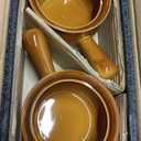 LE TAUCI French Onion Soup Bowls, 22 Ounces Ceramic Soup Bowls with Handles for Soup, Cereal, Chilli, Beef Stew, Soup Crocks Oven Safe and Stackable, Set of 4