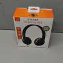 GPX IAH57B Wired Headphones Padded 3-d Accs Swivel Earcups/adjustable Headband